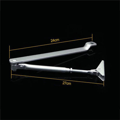 New Hydraulic Buffer Automatic Door Closers 15KG to 45KG Adjustable Speed Door Closing Equipment Mute Soft Closing Door Hardware