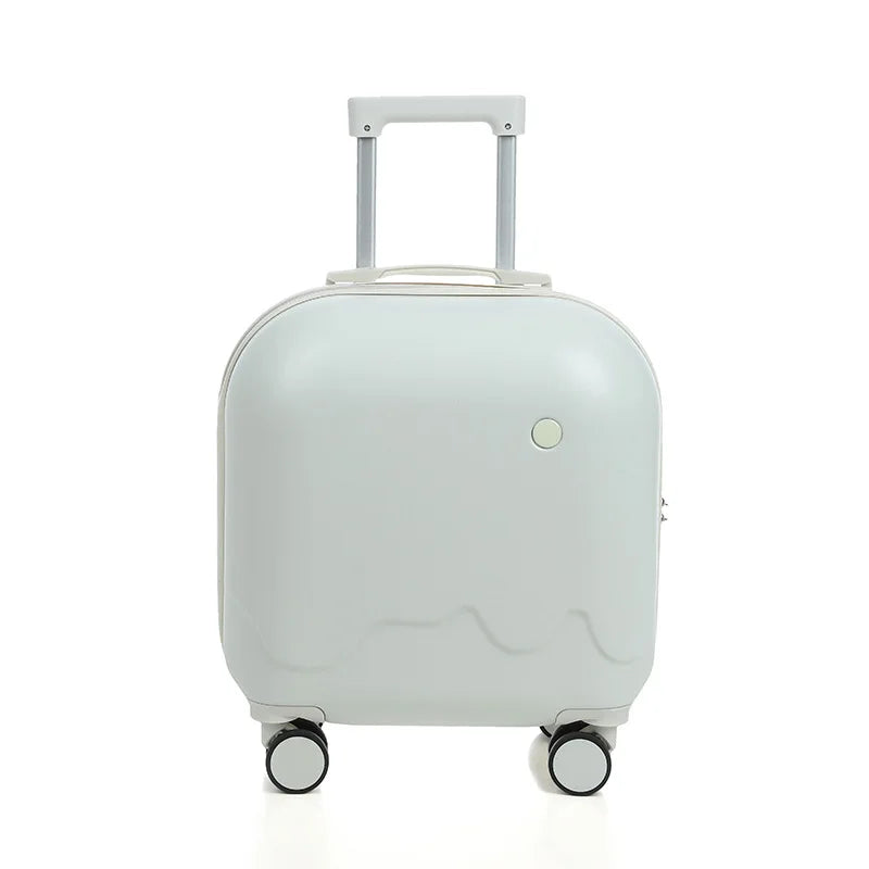 New Ice Cream Trolley Cabin Suitcase Lightweight Female Fresh Student 18 Inch Suitcase Male Silent Wheel Suitcase