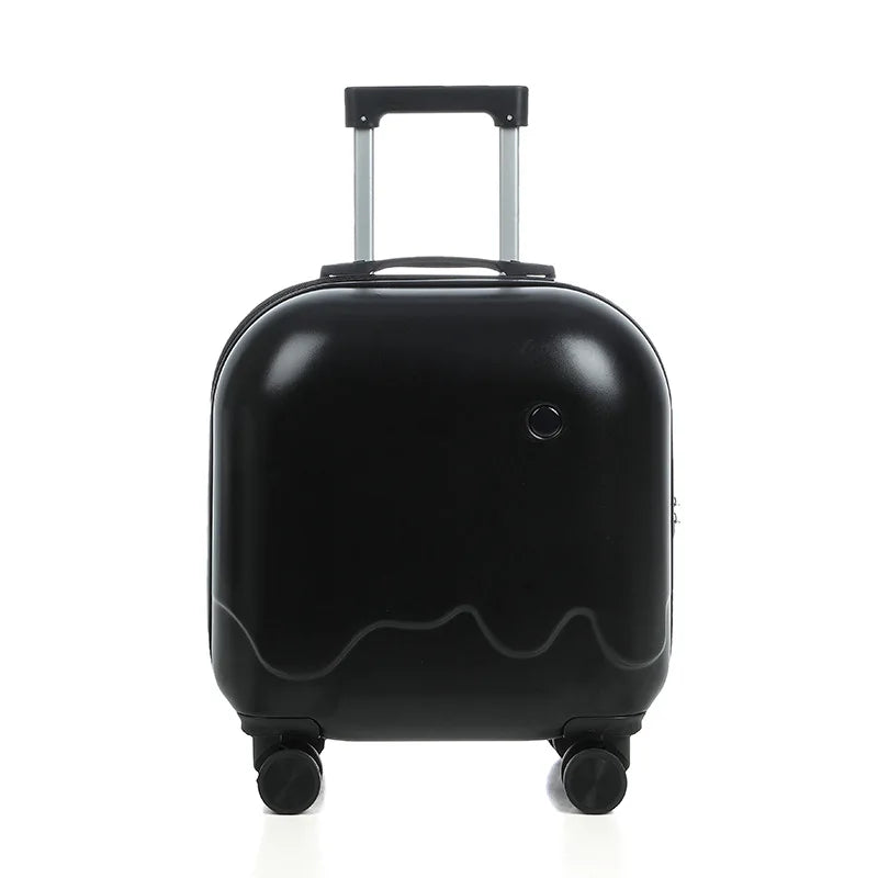 New Ice Cream Trolley Cabin Suitcase Lightweight Female Fresh Student 18 Inch Suitcase Male Silent Wheel Suitcase
