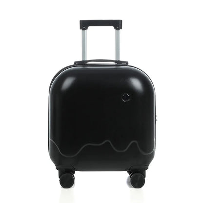 New Ice Cream Trolley Cabin Suitcase Lightweight Female Fresh Student 18 Inch Suitcase Male Silent Wheel Suitcase
