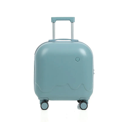 New Ice Cream Trolley Cabin Suitcase Lightweight Female Fresh Student 18 Inch Suitcase Male Silent Wheel Suitcase