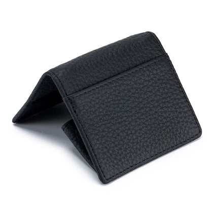 New Japanese Style Top Layer Cowhide Mini Women's Leather Buckle Coin Purse Storage of Small Wallet Compact Money Bag