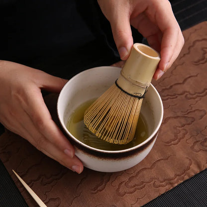 New Japanese Tea Matcha Brush Bai Ben Li Combination Song Dynasty Pointing Tea Matcha Beater Tool Set Gift Box