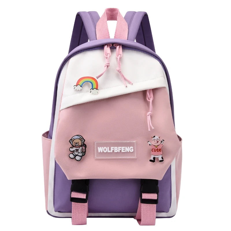 New Kindergarten Backpack for Lightweight Waterproof Outdoor BookBag, Primary and Middle School Students Backpacks