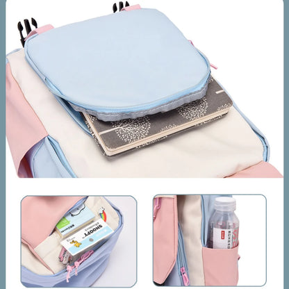 New Kindergarten Backpack for Lightweight Waterproof Outdoor BookBag, Primary and Middle School Students Backpacks
