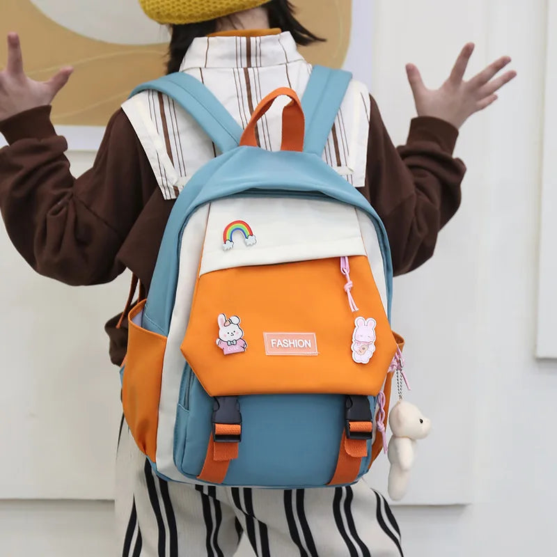 New Kindergarten Backpack for Lightweight Waterproof Outdoor BookBag, Primary and Middle School Students Backpacks