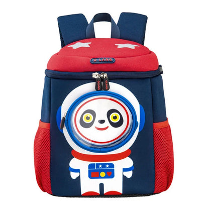 New Kindergarten Space Panda School Bags for Boy Student Backpack 3D Cartoon Schoolbag Girls Pink Kawaii Bookbag Mochila Escolar