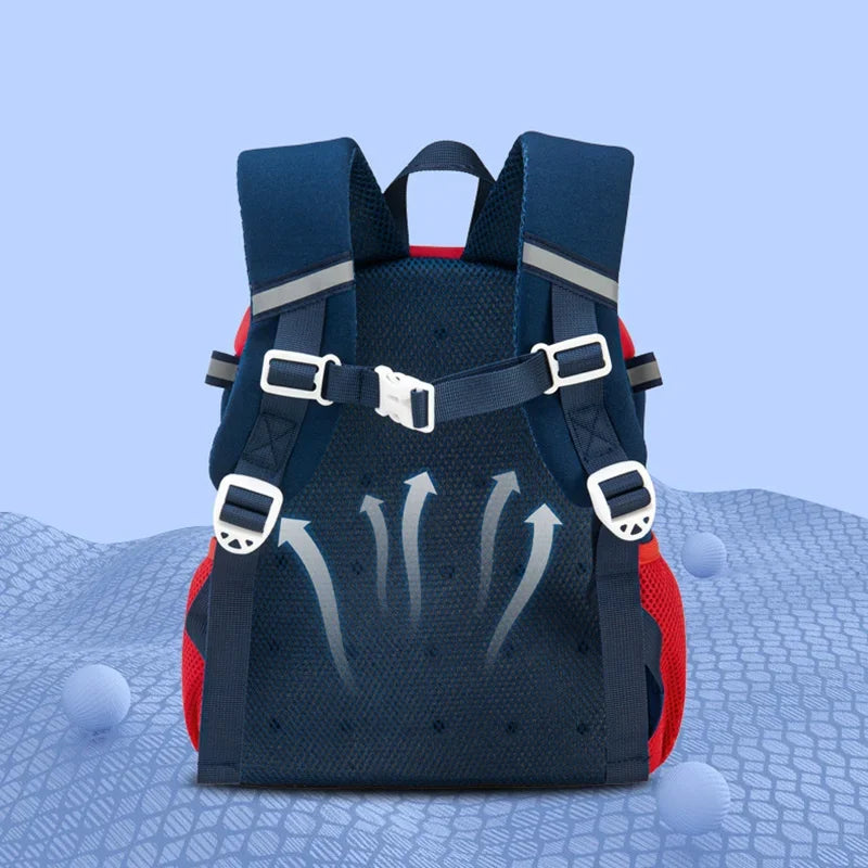 New Kindergarten Space Panda School Bags for Boy Student Backpack 3D Cartoon Schoolbag Girls Pink Kawaii Bookbag Mochila Escolar