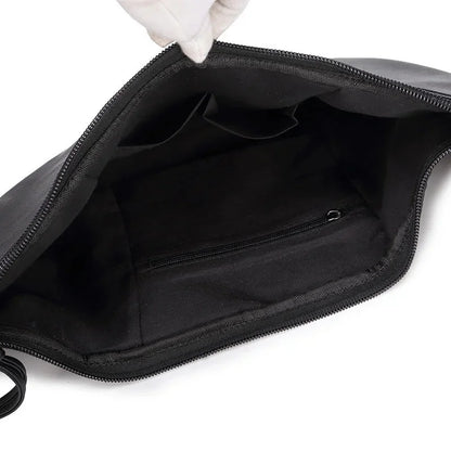 New Korean Style Men Shoulder Personality Dumpling Soft PU Leather CrossBody Casual Travel Bag For Male