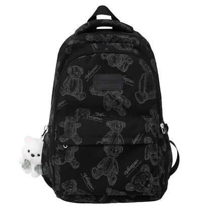 New Lady High Capacity Waterproof College Backpack Girl Printing Travel Book Cute Women School Bag Fashion Laptop Student Female