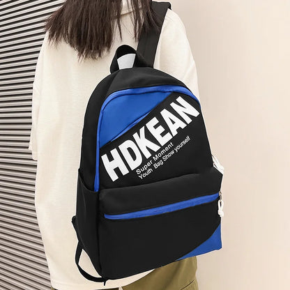 New Lady Nylon Leisure College Backpack Female Student Bag Cool Fashion Girl Travel Book Laptop Backpack Trendy Women School Bag