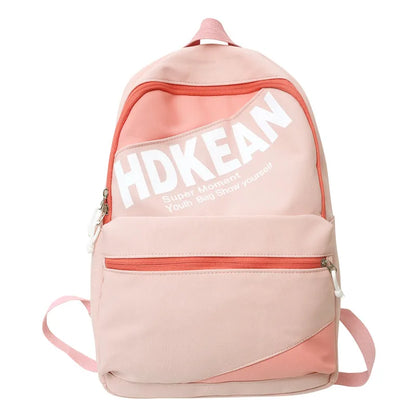 New Lady Nylon Leisure College Backpack Female Student Bag Cool Fashion Girl Travel Book Laptop Backpack Trendy Women School Bag