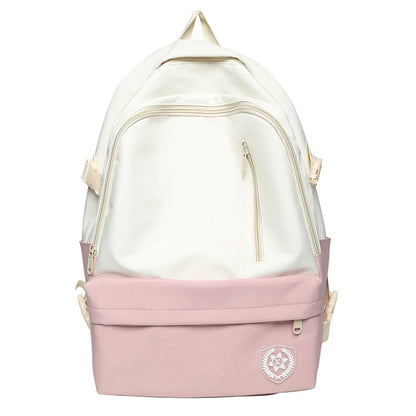 New Lady Purple Student Backpack Girl Travel School Bag Trendy Cool Female College Backpack Fashion Women Laptop Nylon Book Bags