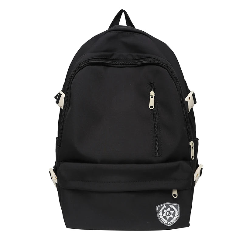 New Lady Purple Student Backpack Girl Travel School Bag Trendy Cool Female College Backpack Fashion Women Laptop Nylon Book Bags
