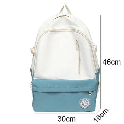 New Lady Purple Student Backpack Girl Travel School Bag Trendy Cool Female College Backpack Fashion Women Laptop Nylon Book Bags