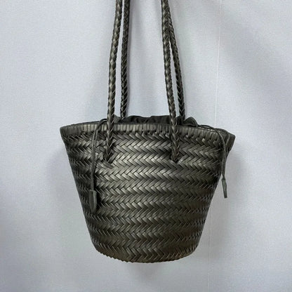 New Large Capacity Beach Shopping Bags Luxury Designer Rattan Woven Tote Shoulder Bag Handmade Straw Handbags Travel Purses