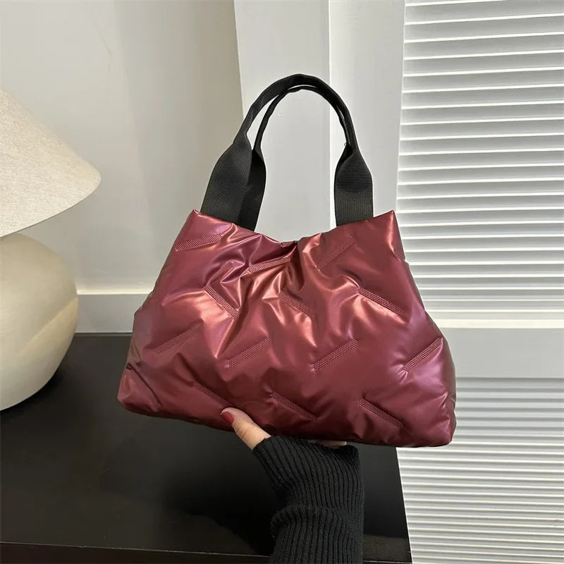 New Large Capacity Down Bag Handbag Shoulder Tote Bag Luxury Designer Handbag  Purses and Handbags