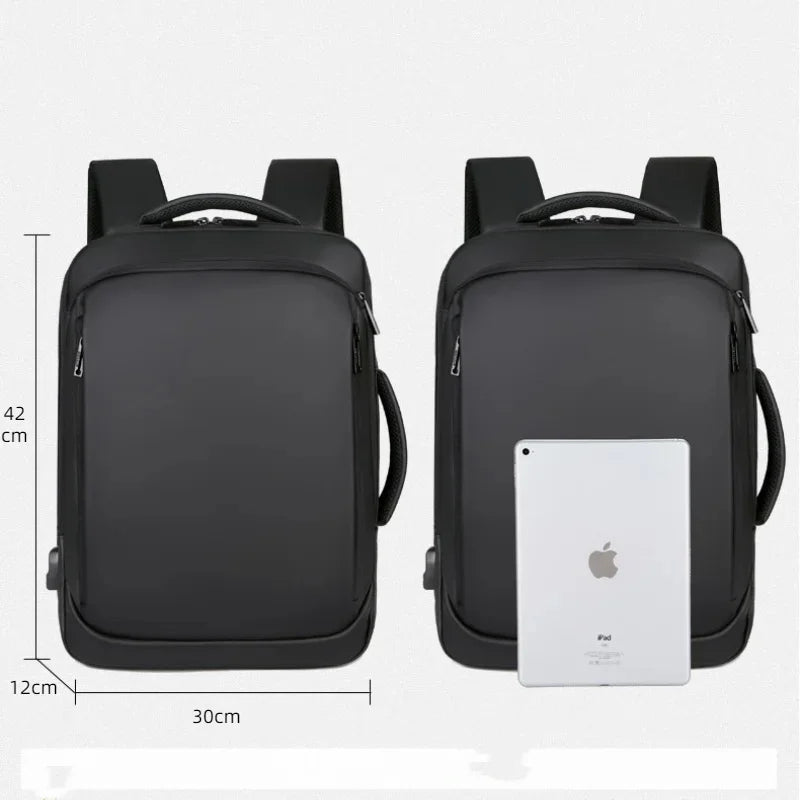 New Large Capacity Travel Men's Backpack Leisure Outdoor Portable USB Business 16 Inch Computer Bag Schoolbag