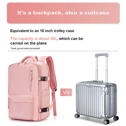 New Large Travel Backpack Men Waterproof 15.6 Inch Notebook Backpack Women 2024 USB Charging Business Backpack Outdoor Mochila