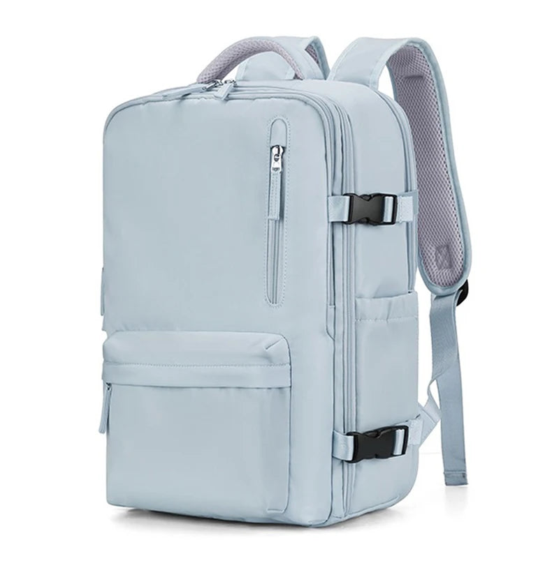 New Large Travel Backpack Men Waterproof 15.6 Inch Notebook Backpack Women 2024 USB Charging Business Backpack Outdoor Mochila