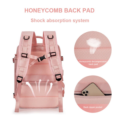 New Large Travel Backpack Men Waterproof 15.6 Inch Notebook Backpack Women 2024 USB Charging Business Backpack Outdoor Mochila