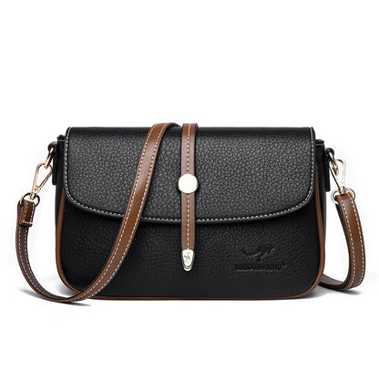 New Leather Casual Tote Bags for Woman Purses Brand Shoulder Bags Ladies Luxury Designer Handbag Large Capacity Messenger Bag