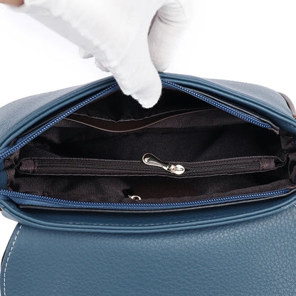 New Leather Casual Tote Bags for Woman Purses Brand Shoulder Bags Ladies Luxury Designer Handbag Large Capacity Messenger Bag