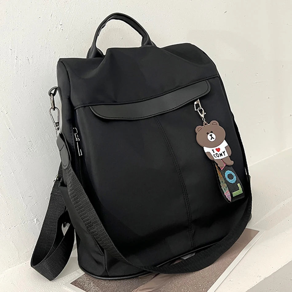 New Leisure Oxford Multifunctional Anti-theft Shoulder Backpack  High Capacity Backpacks Backpacks for School Teenagers Girls