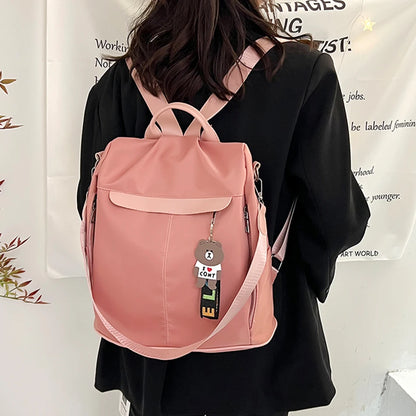 New Leisure Oxford Multifunctional Anti-theft Shoulder Backpack  High Capacity Backpacks Backpacks for School Teenagers Girls