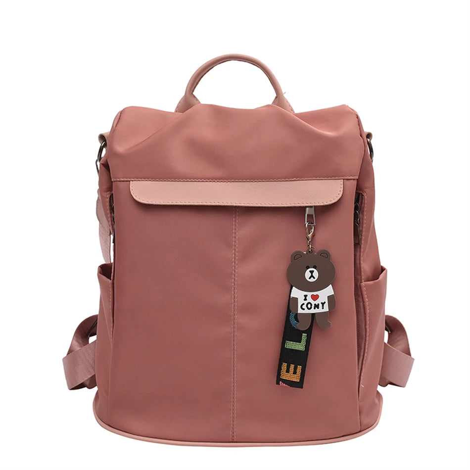 New Leisure Oxford Multifunctional Anti-theft Shoulder Backpack  High Capacity Backpacks Backpacks for School Teenagers Girls