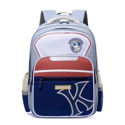 New Lightweight Spinal School Bookbag for Elementary School Students, Simple and Fashionable, Large Capacity Children's Backpack