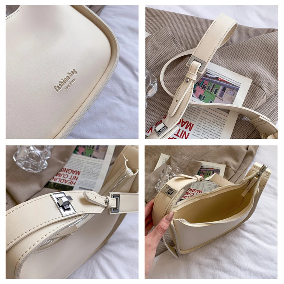 New Luxury Crossbody Bags For Women 2022 Leather Lemon Color Shoulder Bag Women Casual Satchels Wide Straps Fashion Bag Handbag