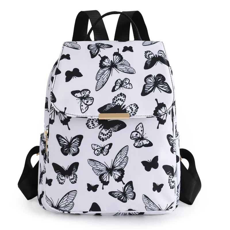 New Luxury Designer Brand Women's Backpack High Quality Nylon Bagpack Large Capacity Female Backpack Travel School Bag Sac A Dos