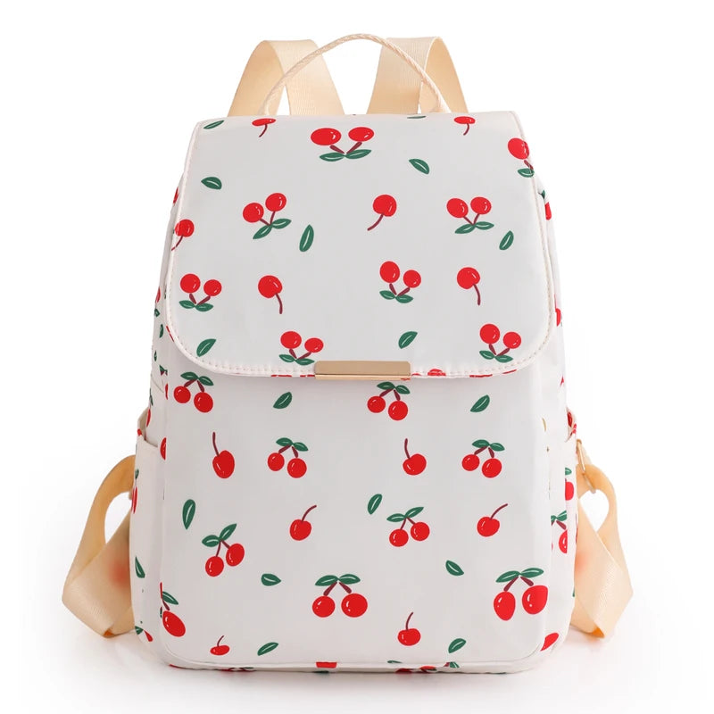 New Luxury Designer Brand Women's Backpack High Quality Nylon Bagpack Large Capacity Female Backpack Travel School Bag Sac A Dos