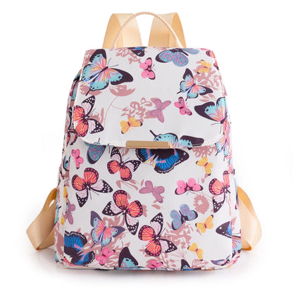 New Luxury Designer Brand Women's Backpack High Quality Nylon Bagpack Large Capacity Female Backpack Travel School Bag Sac A Dos