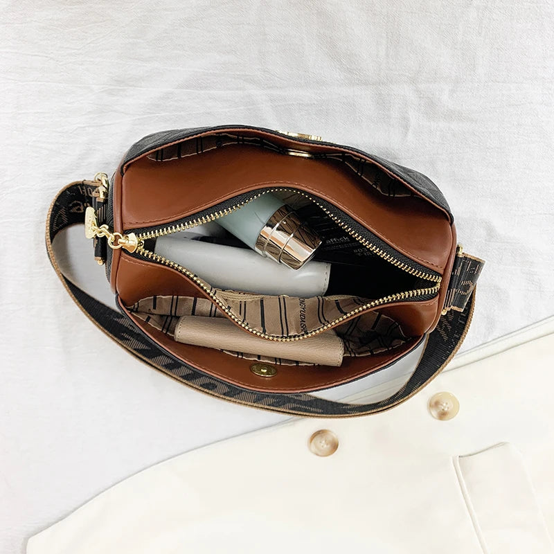 New Luxury High Quality Women Messenger Bag Famous Designer Lady Shoulder Bags Fashionable Checkered Trendy Crossbody Bolsas Sac