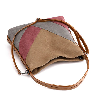 New Luxury Women Handbag Canvas Female Shoulder Bags Designer Ladies Messenger Bags Casual Tote Bags Purse Crossbody Pack Bolos