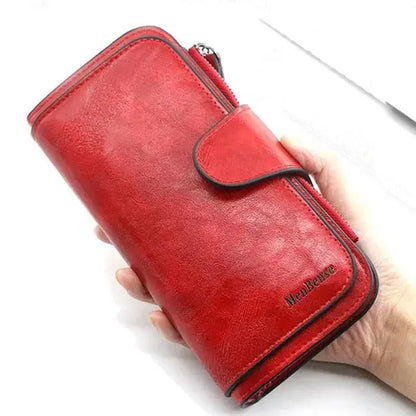 New Made of Leather Women's Long Wallet Luxury Coin Purses Ladies Multi Function Card Holders Feminina Clutch Bag