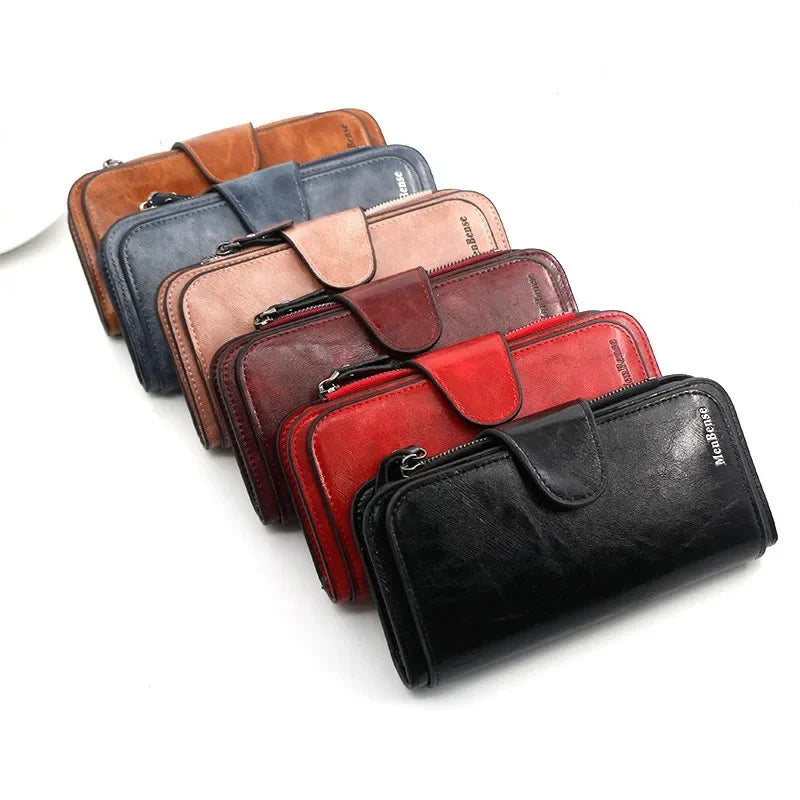 New Made of Leather Women's Long Wallet Luxury Coin Purses Ladies Multi Function Card Holders Feminina Clutch Bag