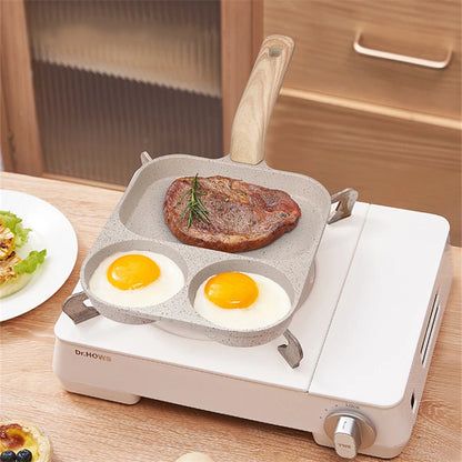 New Maifan Stone Non-Stick Frying Pan Steak Pancake Skillet Fried Egg Breakfast Saucepan Home Cooking Pots Kitchen Accessories