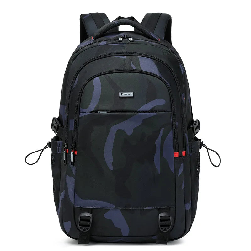 New Man Backpack High-end Sports Schoolbag for Boys Waterproof Trendy Travel Multifunctional Casual Laptop Bag Students on Sale
