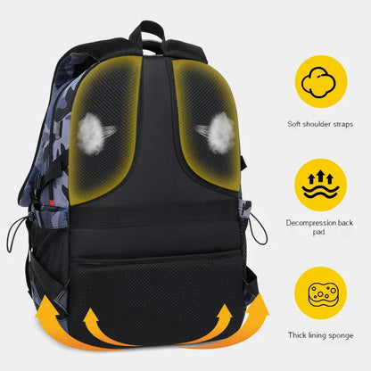 New Man Backpack High-end Sports Schoolbag for Boys Waterproof Trendy Travel Multifunctional Casual Laptop Bag Students on Sale
