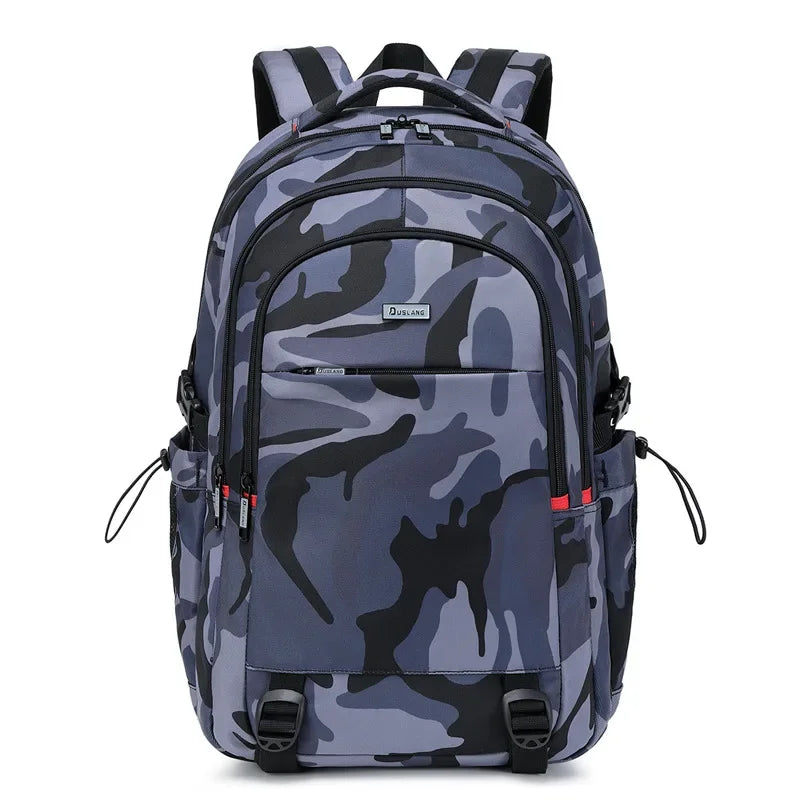 New Man Backpack High-end Sports Schoolbag for Boys Waterproof Trendy Travel Multifunctional Casual Laptop Bag Students on Sale