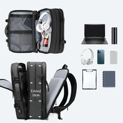 New Man Backpack Large Capacity Multifunction USB Charging School Bag Luxury Business Travel Back Pack Laptop Female Trendy Bags