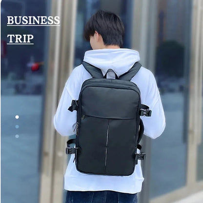 New Man Backpack Large Capacity Multifunction USB Charging School Bag Luxury Business Travel Back Pack Laptop Female Trendy Bags