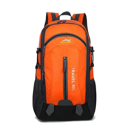 New Men Backpack USB Charging 40L Large Capacity Out Door For Male Bag Waterproof Casual Unisex Black Travel Backpacks