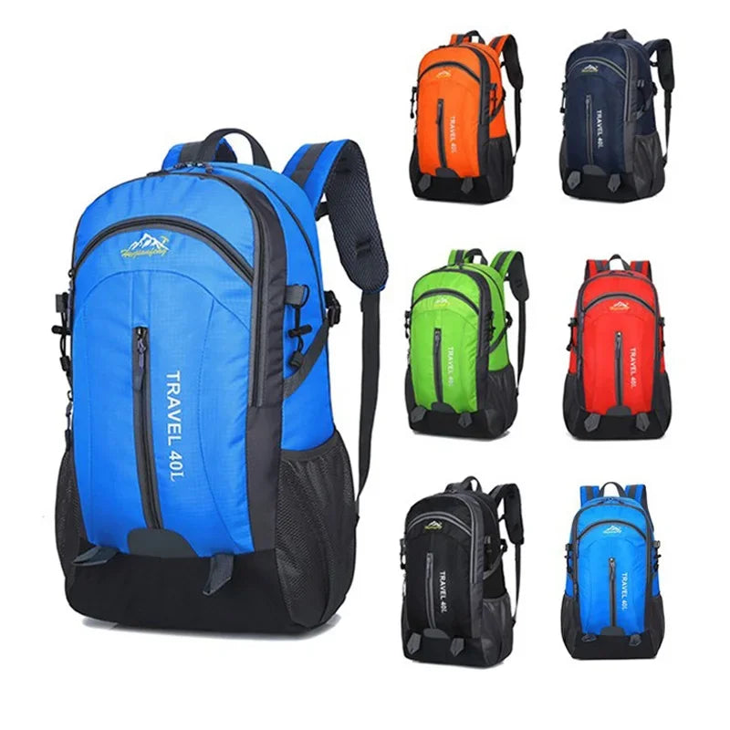 New Men Backpack USB Charging 40L Large Capacity Out Door For Male Bag Waterproof Casual Unisex Black Travel Backpacks