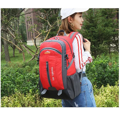 New Men Backpack USB Charging 40L Large Capacity Out Door For Male Bag Waterproof Casual Unisex Black Travel Backpacks