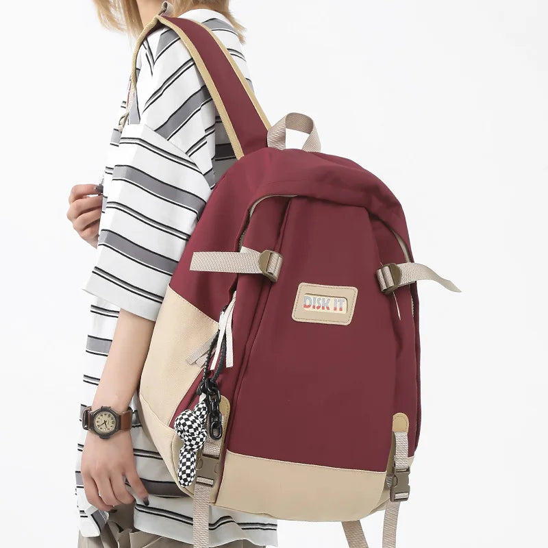 New Men Female Laptop College Backpack Unisex Cool Boy Girl School Bag Women Travel Student Backpack Fashion Lady Male Book Bags