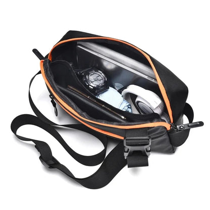 New Men Waterproof Crossbody Oxford Large Storage Capacity Multifunction Anti-theft Sling Shoulder Messenger Chest Bag Pack